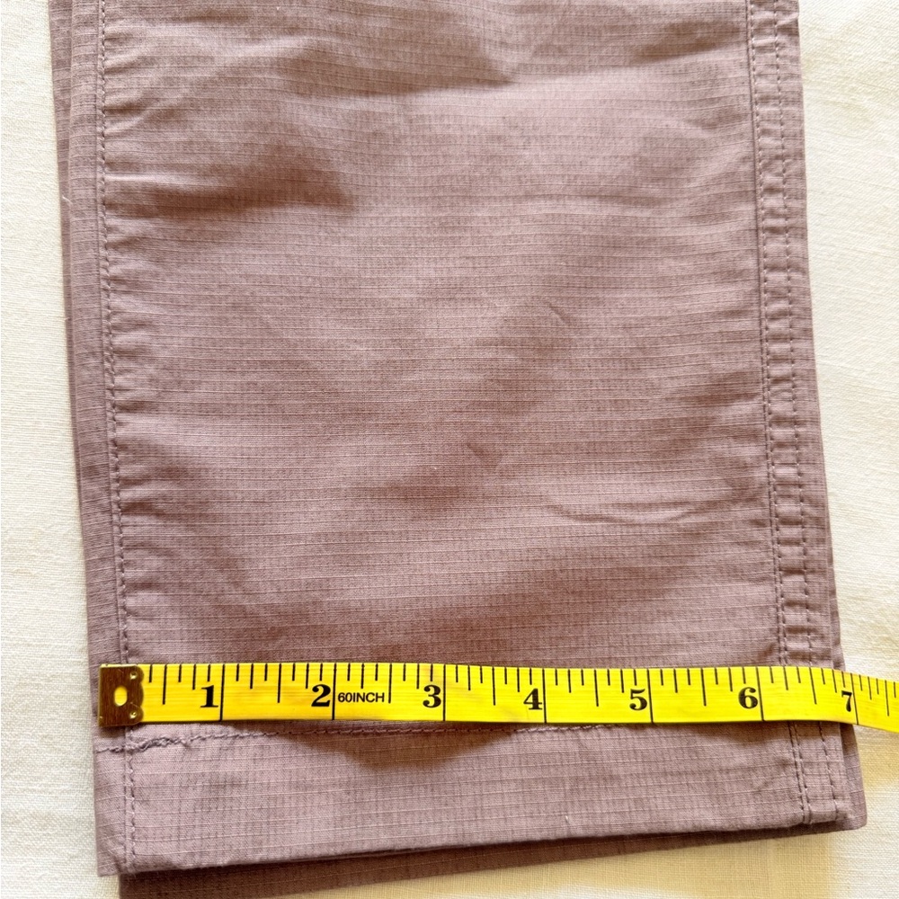 Vuori Women's hiking drawstring pull on organic cotton Pants - Mauve size‎ large - Picture 12 of 15